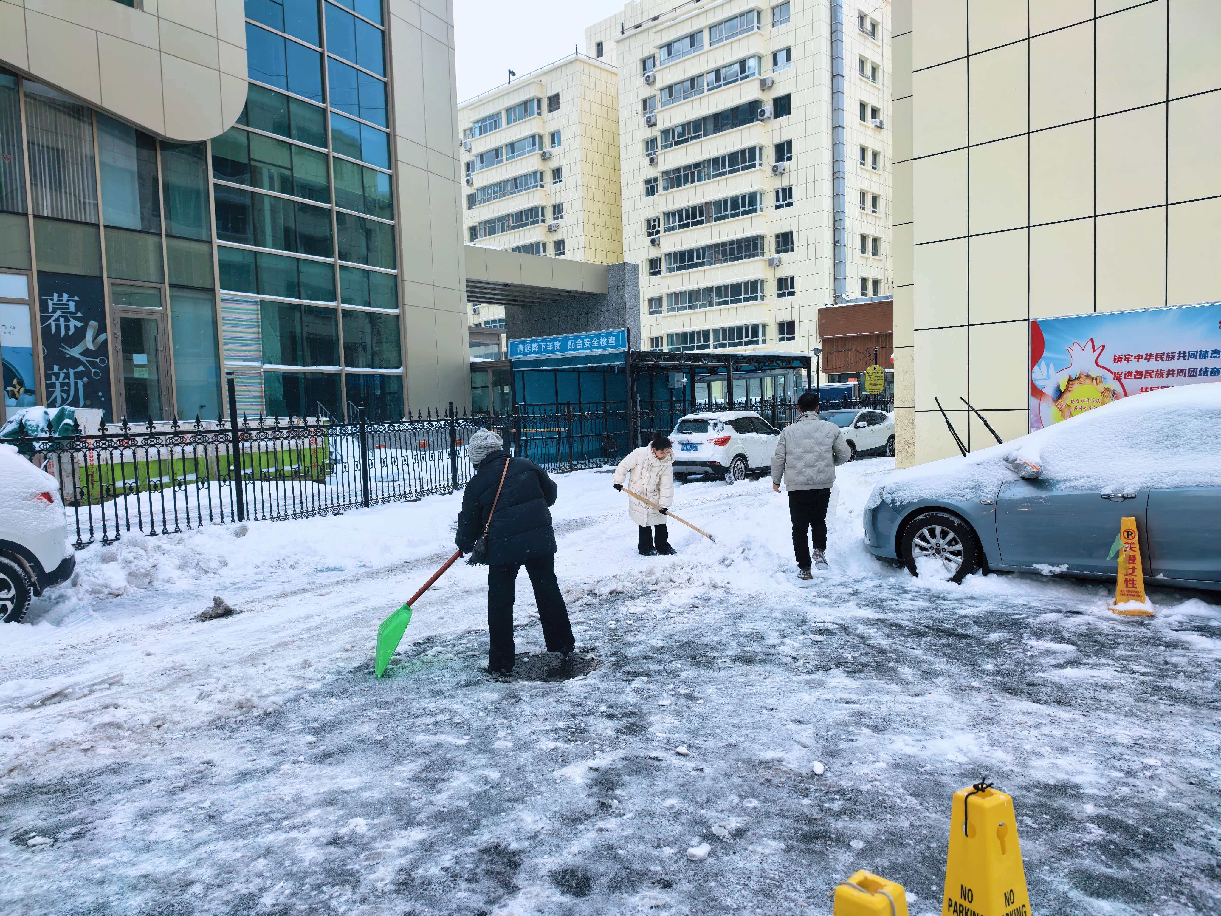 寒雪映初心 溫情暖寒冬——記自發(fā)清掃公司門前積雪的暖心同事